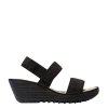 Sandały Fly London YACO 416 Black Cupido Mousse P501416000